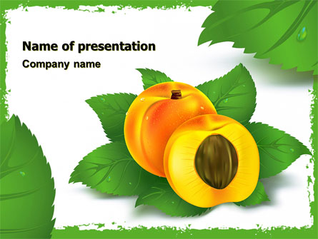 Peach Presentation Template, Master Slide
