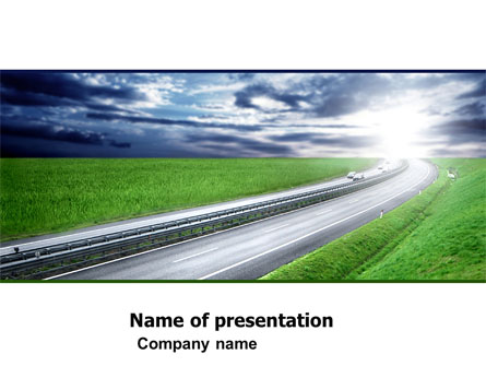 Dawn Highway Presentation Template, Master Slide