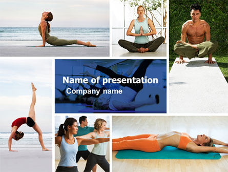 Yoga Presentation Template, Master Slide