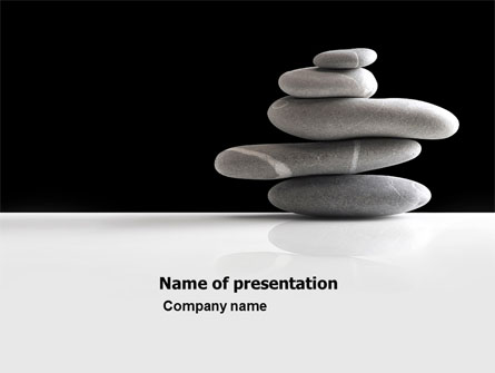 Balanced Stones Presentation Template, Master Slide