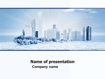 Ice City Presentation Template, Master Slide