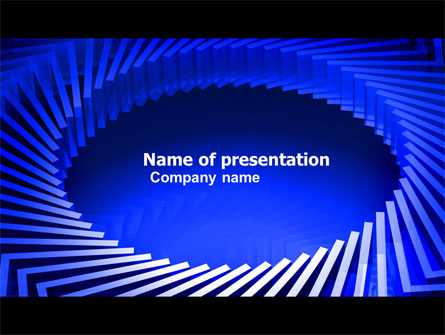 Turbine Blades Presentation Template, Master Slide