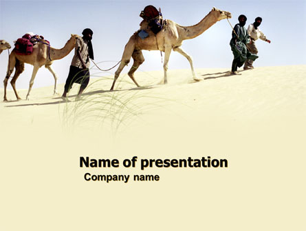 Camels Presentation Template, Master Slide