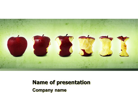 Bitten Apples Presentation Template, Master Slide