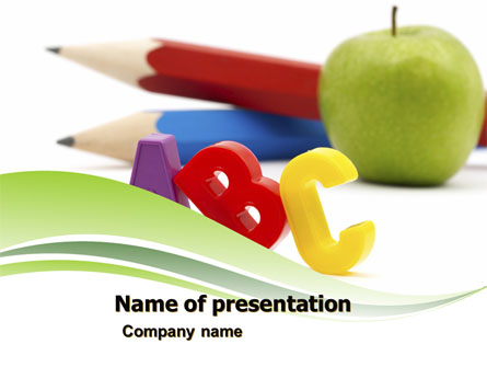 Start Education Presentation Template, Master Slide