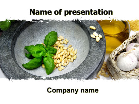 Garlic Presentation Template, Master Slide