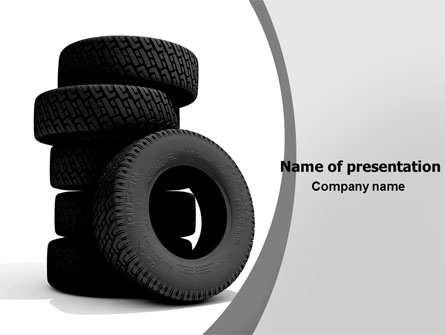 Tires Presentation Template, Master Slide