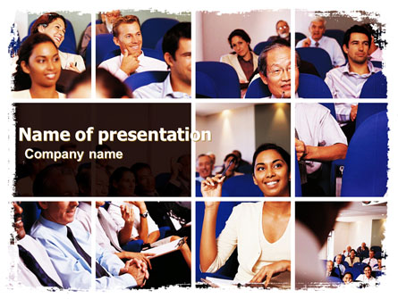 Business Seminar Presentation Template, Master Slide