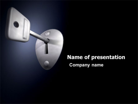 Key Presentation Template, Master Slide