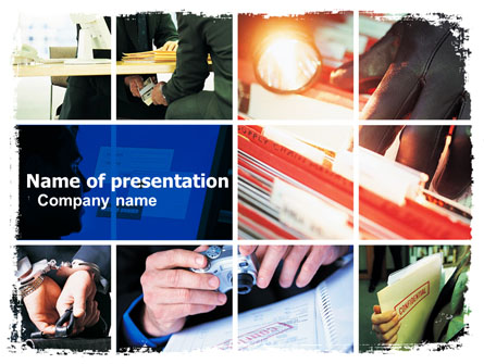 Espionage Presentation Template, Master Slide