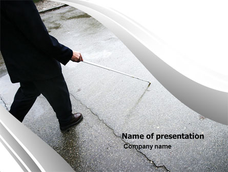 Blindness Presentation Template, Master Slide