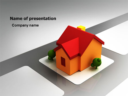 Planning For Building Suburb Presentation Template, Master Slide