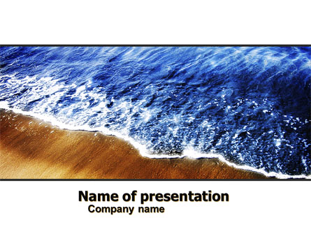 Sea Sand Presentation Template, Master Slide