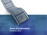 Film Strip In Blue Color slide 1