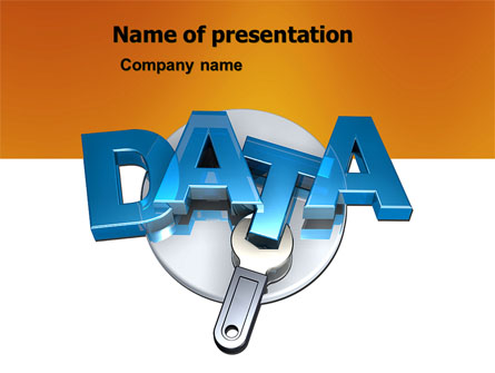 Data Safety Presentation Template, Master Slide