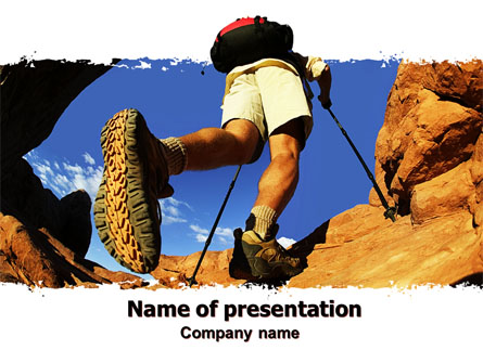 Mountain Hiking Presentation Template, Master Slide