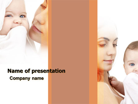 Baby and Mom Presentation Template, Master Slide