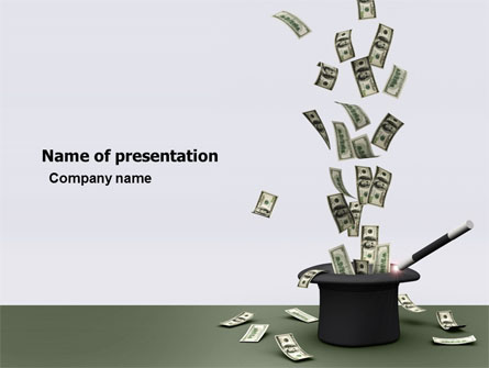 Magic Money Presentation Template, Master Slide