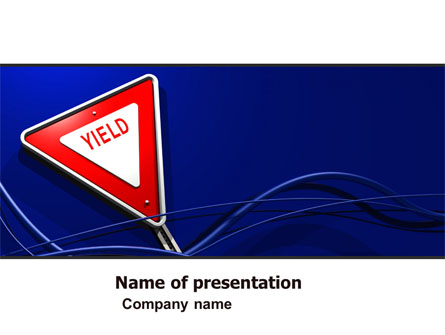 Yield Presentation Template, Master Slide