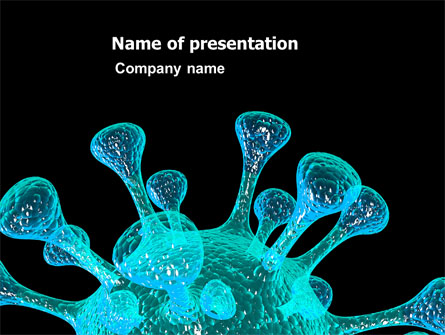 Microbe Presentation Template, Master Slide