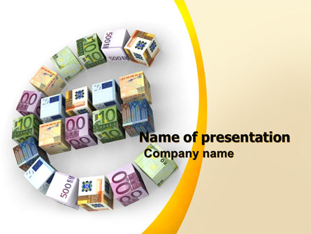 Euro Investing Presentation Template, Master Slide