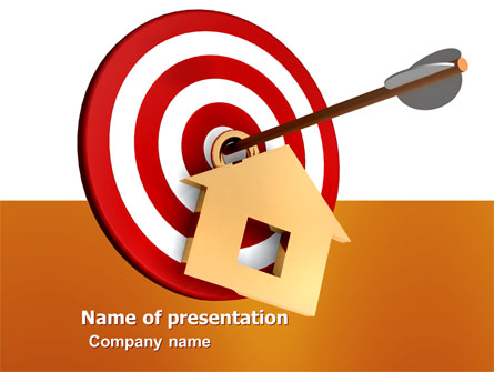 House Target Presentation Template, Master Slide