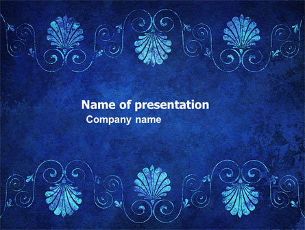 Indigo Theme Presentation Template, Master Slide