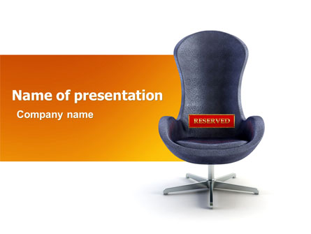 Chairman Presentation Template, Master Slide