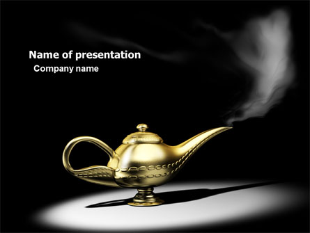 Aladdin's Magic Lamp Presentation Template, Master Slide
