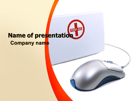 Computer Diagnostics Presentation Template, Master Slide