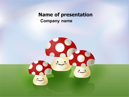 Death Cap Presentation Template, Master Slide