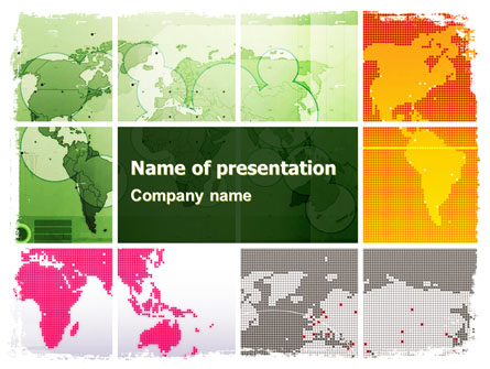 Tracking Satellite Presentation Template, Master Slide