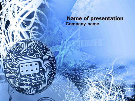 Digital Card Presentation Template, Master Slide