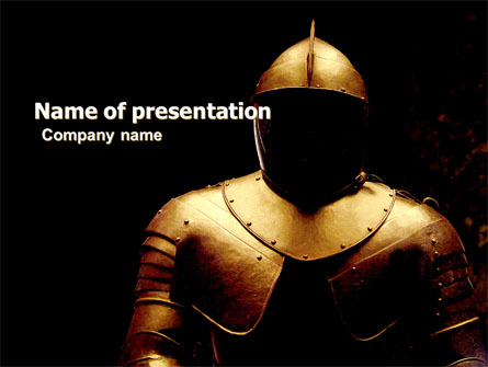 Knight Armour Presentation Template, Master Slide
