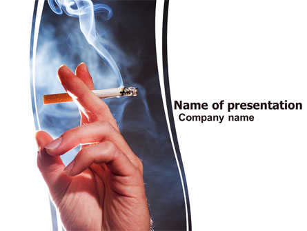 Quitting Smoking Presentation Template, Master Slide