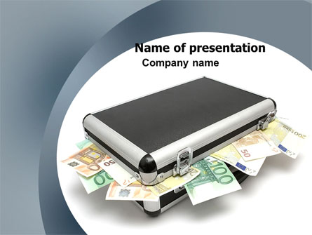 Euro Depository Presentation Template, Master Slide