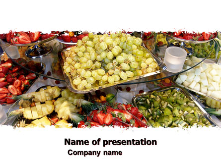 Exotic Fruits Presentation Template, Master Slide