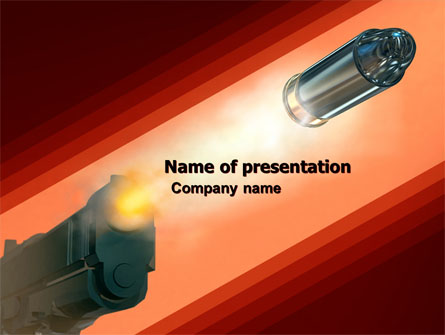 Pistol Presentation Template, Master Slide