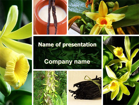 Yellow Flowers Presentation Template, Master Slide