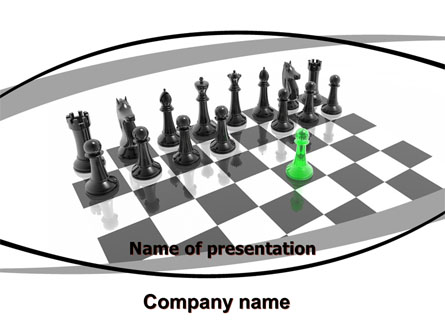 Chess Passed Pawn Presentation Template, Master Slide
