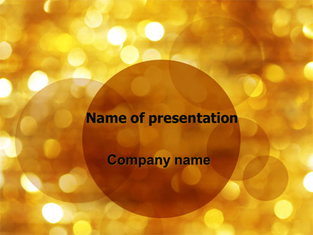Yellow Presentation Template, Master Slide