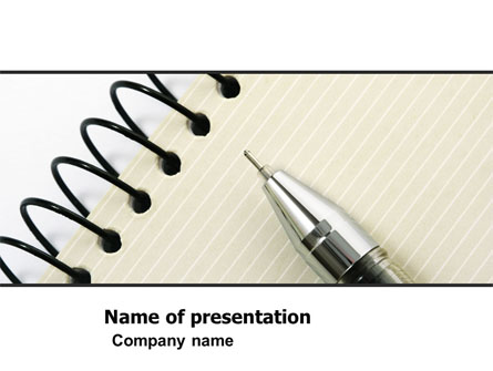 Planning Presentation Template, Master Slide