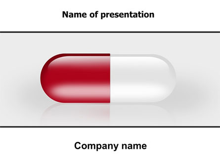 Red Pill Presentation Template, Master Slide