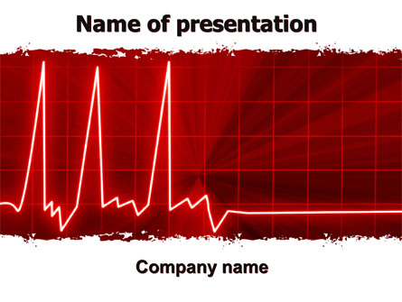 Heart Rhythm Presentation Template, Master Slide