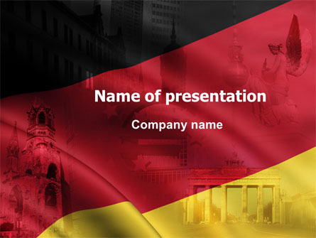 Germany Tricolor Presentation Template, Master Slide