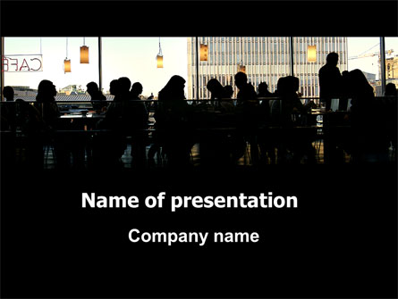Cafe Presentation Template, Master Slide