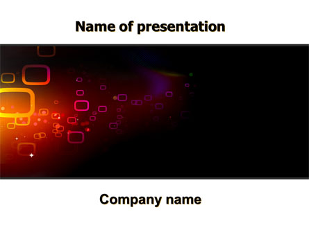 Abstract Dark Brown Graphic Presentation Template, Master Slide