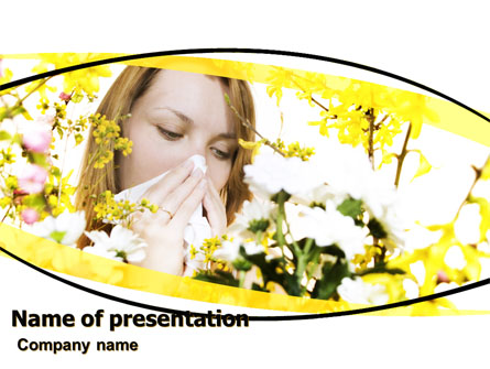 Allergy Presentation Template, Master Slide