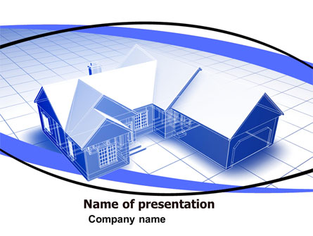 House Plan Presentation Template, Master Slide
