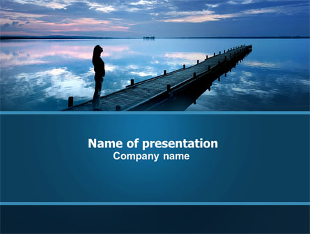 Evening Pier Presentation Template, Master Slide